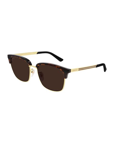 gucci crystal havana glasses|gucci havana sunglasses men's.